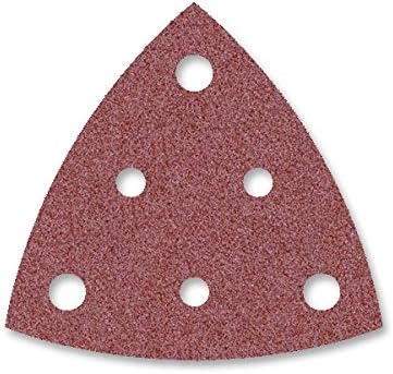 50 MENZER Hook & Loop Sanding Sheets for Delta Sanders 82 mm - Grit 240-6 hole