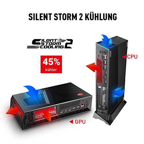 MSI Trident 3 VR7RC-032DE Gaming-PC (Intel Core i5-7400, Nvidia GeForce GTX1060 3GB, 8GB DDR4, 128GB SSD, Windows 10 Home) schwarz - 6