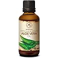 Olio di Aloe Vera 50ml - Aloe Barbadensis - Brasile - Naturale e Puro al 100% - Cura Intensiva per Viso - Corpo e Capelli - M