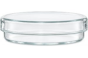 neoLab borosilikatglas petriskålar Anumbra, transparent, 80 mm diameter, 15 mm höjd, 5 stycken