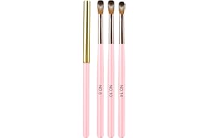 LEDSUUEI Kolinsky Acrylic Nail Brush Set【High Quality】Size 8/10/14 Acrylic Brush【Specially Designed for Acrylic Powder】Durable Brush for Beginner, Nail Art Brushe for Gel Nail, 3D Nail Art Tool