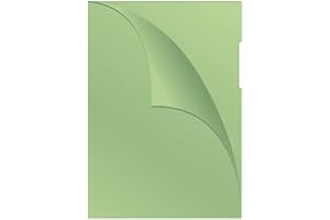 Q-Connect KF00309 Lot de 100 pochettes de présentation texturées Vert Format A4