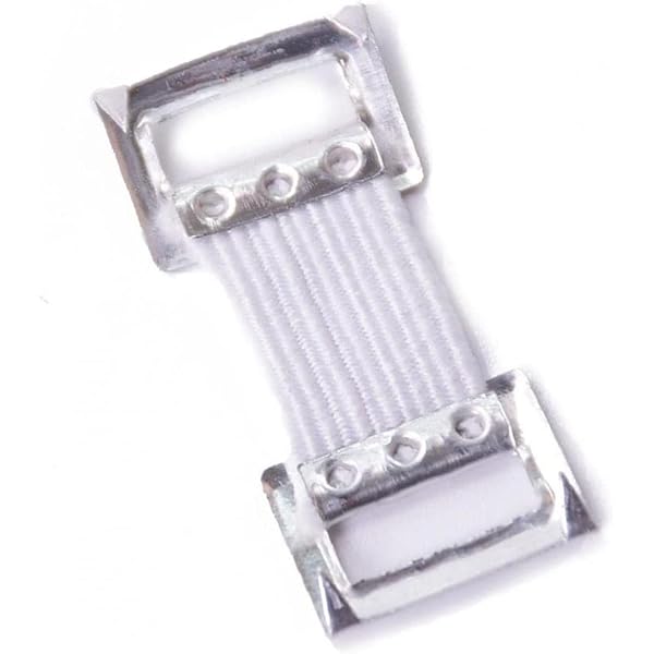 10 Pezzi Bende Elastiche Con Fibbia In Alluminio Multifunzione - Fissaggio Per Compressione E Primo Soccorso (marrone E Bianco)