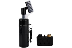 Lam-lord 2pcs/set Water Spray Portable Golf Club Cleaner Brush Set With 3 In 1,Golf Cleaning Tool,Spray Golf Cleaning Tool Accessories for Men Women Golfers(Black)