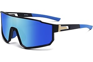 MPQDFG Sonnenbrille Herren Damen Kinder, Schnelle Brille, Fahrradbrille Polarisiert UV400- Sportbrille - Laufbrille - Sunglasses Men - Ski, Baseball, Angeln, Rennrad, Sport Brille