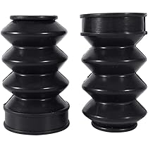 Copri Ghette Gomma Per Moto | 205x42mm | Nero | Antipolvere Per Forcella Ammortizzatori - Foto 6