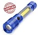 Produktbild SAFE:BRIGHT Magnetische Cree 3-in-1 LED-Taschenlampe Laterne mit Holster, Batterien und Box, Kobaltblau