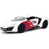 Jada, 9336140314R00, DC Joker Lykan Hypersport Model Aracı, Serbest Tekerleki Kau&ccedil;uk Lastikler, A&ccedil;ılabilen Kapılar. Die-Cast 