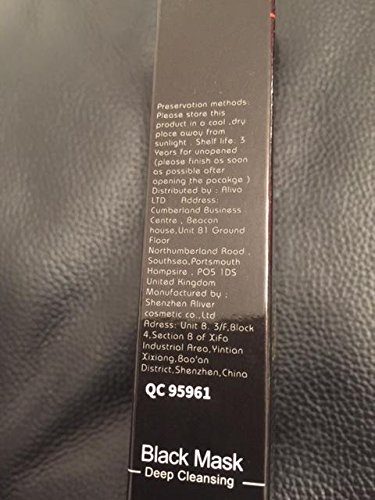 Mitesser Masken, Gesichtsmaske , Mitesser Entferner Schwarz Schlamm-Maske, Gesichtspflege Zerreißen Stil Deep Clean Mitesser Removal Reinigung Mineralschlamm Peel Off Maske (50 ml) - 6