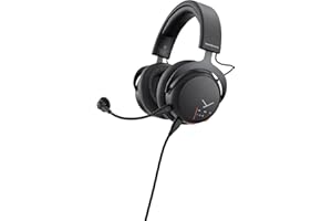 Beyerdynamic MMX 100 Cuffie da gioco over-ear chiuse in nero con microfono vocale META, suono eccellente per tutti i dispositivi di gioco
