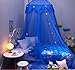 Produktbild RenshenX Betthimmel Baldachin,Boy's Dome Hanging Moskitonetz, Girl's Ceiling Single Door Single Door Gaze, Blau B,Spiel- und Lesezelt für innen und außen