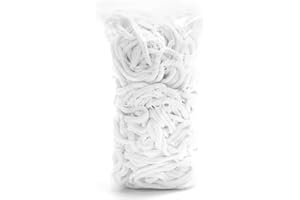 Lotta Loops by Friendly Loom - White Pack (Traditional Size) Cotton Loops Makes 6 Potholders apprx 6" x 6"by Harrisville Designs Made in The USA