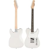Midex TLX-50WH Tele Case Rose Keyboard 2 Single-Coil Magnetic Electric Guitar