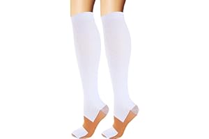 FEIFANSHOP Chaussettes Sport Chaussettes de Contention Chaussettes de Compression Sport pour Hommes et Femmes, Chaussettes de Running pour Entraînement, Exercice, Fitness, Athlétisme