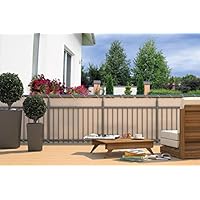 empasa Balkon Sichtschutz Windschutz Balkonverkleidung Balkonschutz Verkleidung Blende