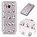 Produktbild Samsung Galaxy S7 Hülle, E-Unicorn Handyhülle Samsung Galaxy S7 Hülle Transparent mit Muster 3D Kung Fu Panda Silikon Durchsichtig Tasche Ultra Slim Dünn TPU Bumper Schutzhülle Stoßfest Hochwertigem Zubehör Set Etui Schale Back Case Cover Rückseite