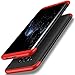 Price comparison product image Galaxy S8 Plus Case,2ndSpring Ultra-thin 3in1 360 Degrees Full Body Plastic Hard Case Cover Skin Shockproof Shell with Tempered Glass Screen Protector for Samsung Galaxy S8 Plus Protective Rubber Light Gel Tough Case Red Black