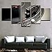 Produktbild ASDZXC Leinwand Gemälde Home Decor Hd Drucke Tanzsaal Bar Poster 5 Stück Dj Musik Instrument Plattenspieler Bilder Nachtclub Wand Kunst