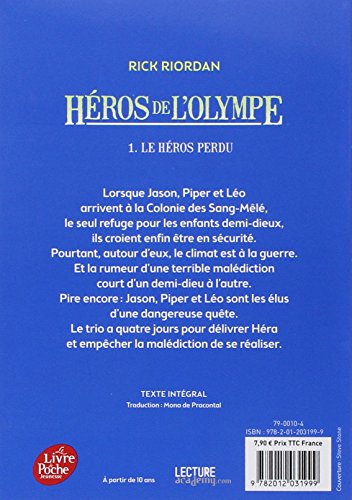 Héros de l'Olympe - Tome 1 - Le héros perdu