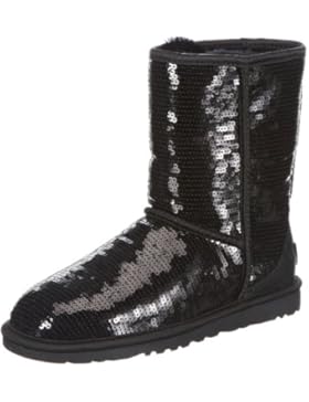UGG W Classic Short Sparkles 3161 Damen Schlupfstiefel