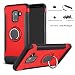 Produktbild Labanema Galaxy A5 2018 / A8 2018 / A530 Hülle, Ring Kickstand 360 Grad rotierenden Fingerring Grip Drop Schutz Stoßdämpfung Weichen TPU Cover für Samsung Galaxy A5 2018 / A8 2018 / A530-Rot