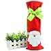 Produktbild Weihnachten Flaschentasche Flaschentüte universal für Wein Bier Weihnachten Deko Geschenktasche GeschenktüteWeihnachten, Weihnachtsmann