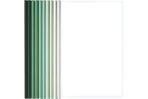 CERIOLL 10 Feuilles A4 Couverture De Rapport,Transparent Barre Coulissante Rapport Couvre,Plastique Chemise De Couvertures De Rapports Avec Barre Coulissante,Dossier Coulissante Transparent,A4 Reliure Dossier