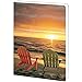 Produktbild Tree-Free Greetings JR89242 Tagebuch mit weichem Einband, liniert, 14 x 19 x 1,9 cm, goldene Hängematte Herrlicher Tag, Sonnenuntergang Glorious Day Sunset