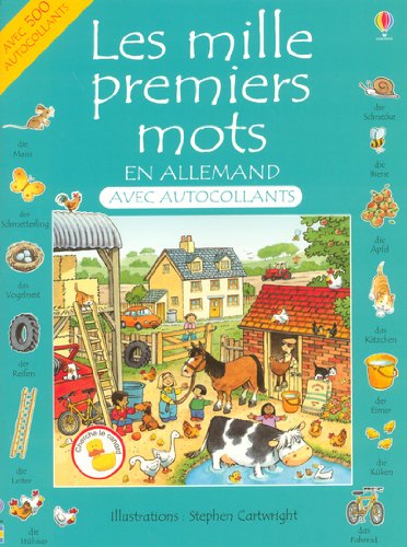 couverture de : Les mille premiers mots en allemand