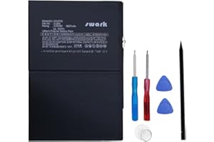 Swark A1484 Batterie pour netbook, iPad, tablette, Apple iPad 5, Air, Mini Air, A1474, A1475, MD785LL/A, MD786LL/A comme 6712-6700, A1484 avec outils