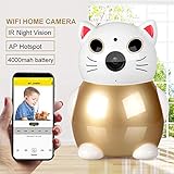 ★ Incluyendo soporte de audio bidireccional con micrófono y altavoz incorporados, puedes hablar con tu amor cuando quieras ..
