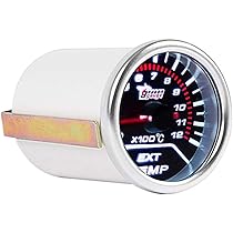 Manometro Digitale LED Per Auto 12V - Indicatore Temperatura Acqua Motore, 52 Mm, Rosso - Universale