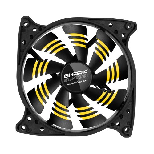 Preisvergleich Produktbild Sharkoon Shark Blades 120mm Gehäuse Lüfter gelb