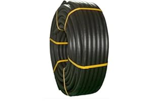 MJCC Tubo corrugato 25 mm 40 m 【Rafforzato a doppio strato】• 【IGNIFUGO】 Non propagatore di fiamme • Tubi ondulati flessibili per cavi elettrici.• 40 metri • PVC di qualità