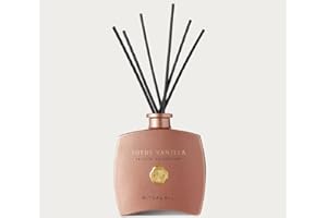 ‎RITUALS RITUALS Suede Vanilla Mini-Duftstäbchen, luxuriöse Keramik Duftstäbchen, 50 ml, für kleine Räume, 6 Wochen Laufzeit, Brown