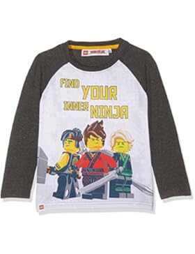 Lego Ninjago Jungen Langarmshirt - grau - 140