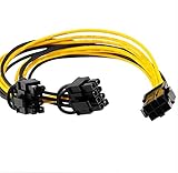 Dkey Molex Y-Kabel 1 in 6Pin und 2 out 8Pin (6 + 2) für...