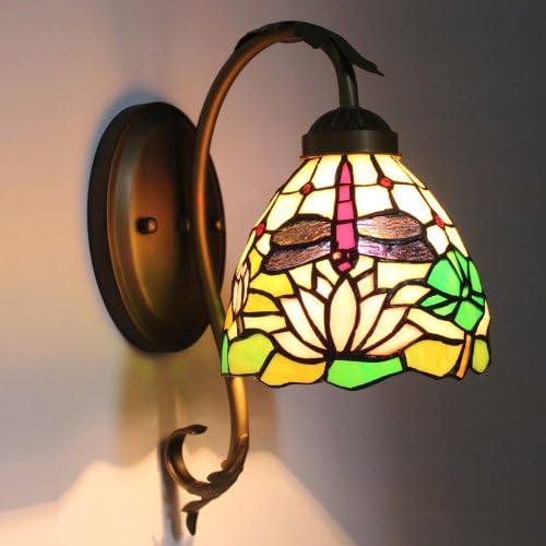 Tiffany Wall Light Butterfly Light dragonfly Glass Wall Sconces 220V Living Room Light