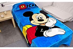 TEJIDOS EL MUNDO Manta Cama 90 cm Mickey Vison
