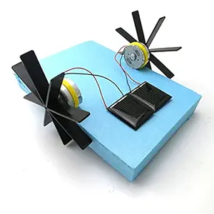 FidgetGear DIY Solar Paddle Boat Scientific Toy Solar Assembly Plastic Ship Puzzle Toy for Teenager Adult Christmas Gift