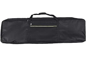 sigaer Keyboard Carry Bag Padded Carry Case Electronic 88-Key Piano Case Waterproof Universal Keyboard Thick Bag Black
