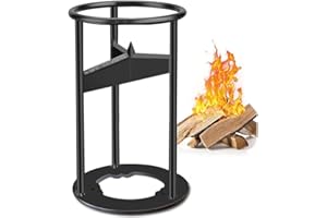 XIEANDKONG Fendeuse Bois Manuelle Fendeur rapide de bûches portable La pointe en acier Manuel Fendage Fendeur de bûches Pour le Camping, La Maison, L'extérieur