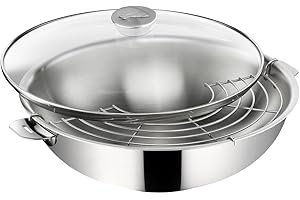 LAGOSTINA Wok 30cm Avec Couvercle En Verre - 12138042230