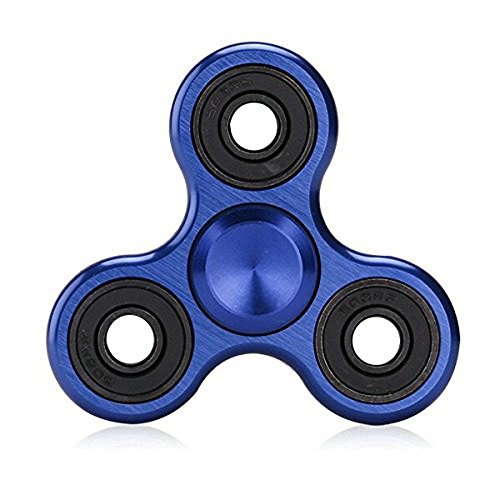 GuDoQi Hand fidget spinner toy high speed 1-3 minute spins steel ball bearing stress reducer suitable for easing anxiety ADD ADHD blue GuDoQi Hand fidget spinner toy high speed 1-3 minute spins steel ball bearing stress reducer suitable for easing anxiety ADD ADHD blue
