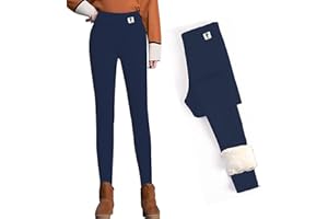CheChury Leggings Invernali Donna Leggings Termici Donna con Taglia Grossa Fodera in Pile Spesso Leggings Vita Alta Donna Pantaloni Caldi e Elastici Invernali Collant Caldo Velluto Lunghi Pantaloni