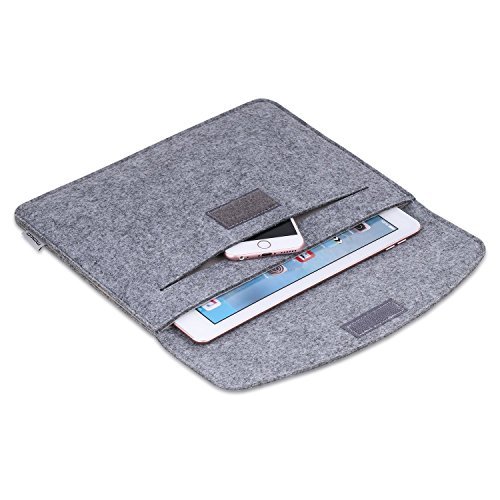 MoKo Universal 9-10 Zoll Felt Sleeve H  lle - Tragbare Filz Schutzh  lle Tasche f  r Apple iPad 1   2   3   4  iPad Air  Air 2  iPad 9 7 2017   2018  