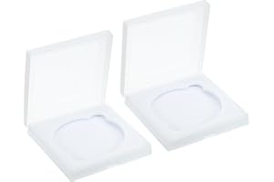 PATIKIL 82mm Objektivfiltertasche, 2 Stück Kameratasche für Filter, tragbare Objektivfilterbox, wasserabweisend und staubdicht, aus Kunststoff für die Aufbewahrung von Fotofiltern