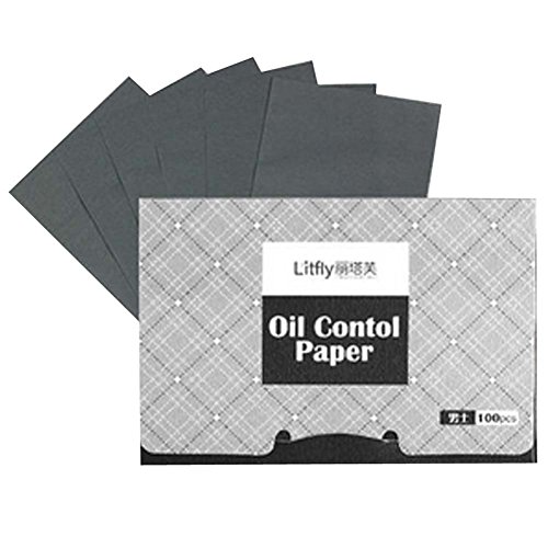 2 Pcs Men's Oil Control Paper Oil Blotting Paper Absorbing Tissues
