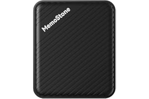 KingSpec MemoStone 1TB External Magnetic USB-C SSD - Portable SSD Hard Drive Up to 520MB/s, USB 3.1 Gen2 - Compatible with iPhone 15/16, PC, Laptop, Tablet