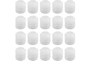 VGOL 100PCS Tasselli Ad Espansione Cerniera M4x10mm Tasselli Ad Espansione In Plastica 3mm Inserti Tasselli Cerniera Bianca Accessori Per Armadio Armadio 8.8x10mm